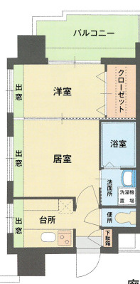 【間取り】 | エステートモア平尾公園通り