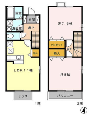 Reveur本一色 の間取り