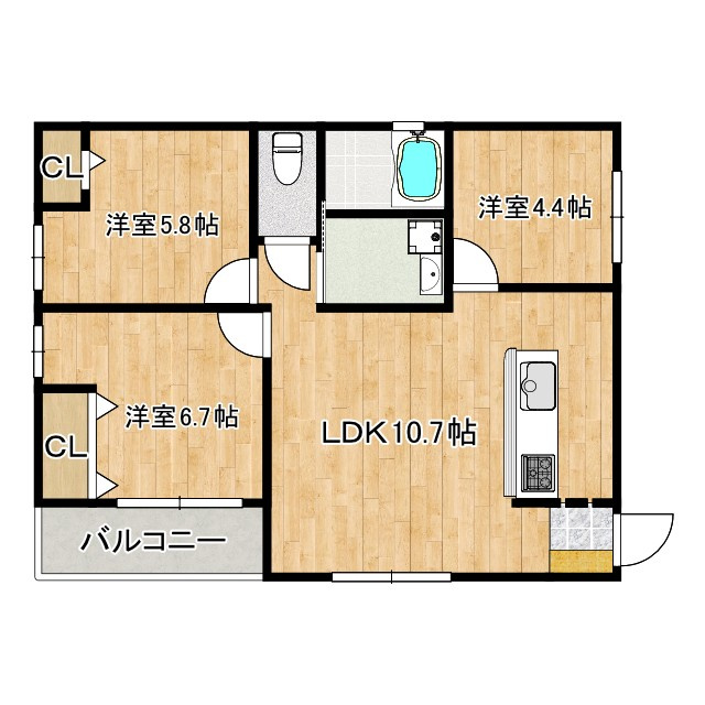 Dream Ⅱの間取り|間取り図です