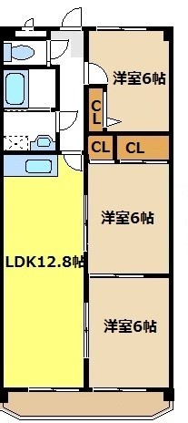 リバーパーク植田東の間取り