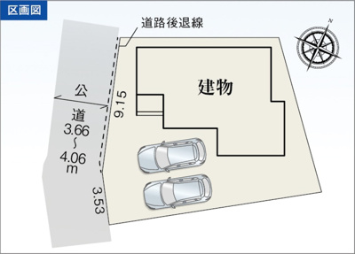 【区画図】 | 清水区興津中町　新築戸建　全1棟