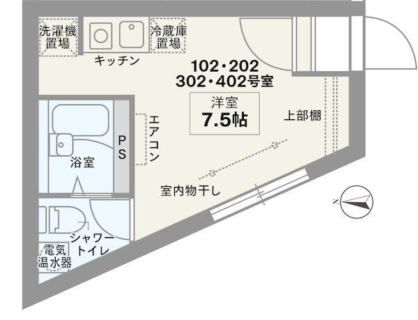 ＣＯＣＯＦＬＡＴ田端Ⅲの間取り