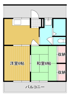 【間取り】 | コーポラスハウスウチダ