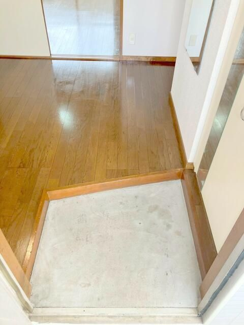 ドミールアオキの玄関