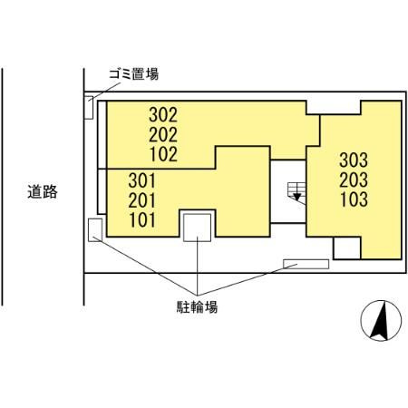 グラナーデ中葛西の区画図