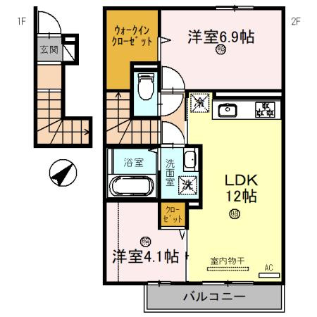 リコルド住吉の間取り