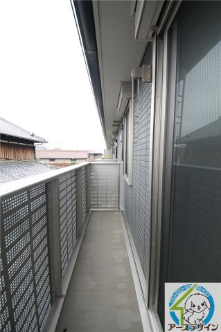 リコルド住吉のバルコニー