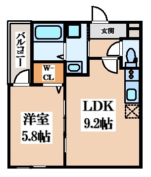 【間取り】 | フジパレス住道Ⅲ番館