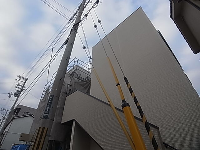 神戸市須磨区中島町３丁目のアパートの外観