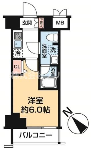 LUMEED横濱末吉町の間取り