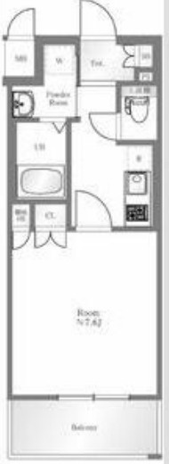 セオリー難波南プレミアムの間取り