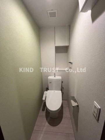 ル・モベイ天神橋のトイレ|ゆったりとした空間のトイレです