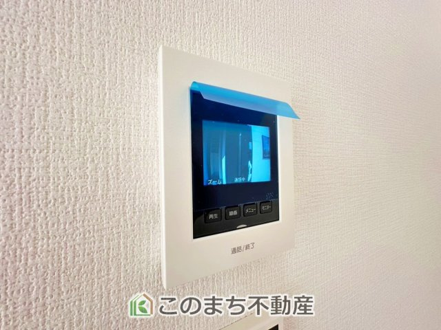リガーレ下野市緑1期の設備|ＴＶモニター付きインターホンで防犯面もしっかり安心♪
