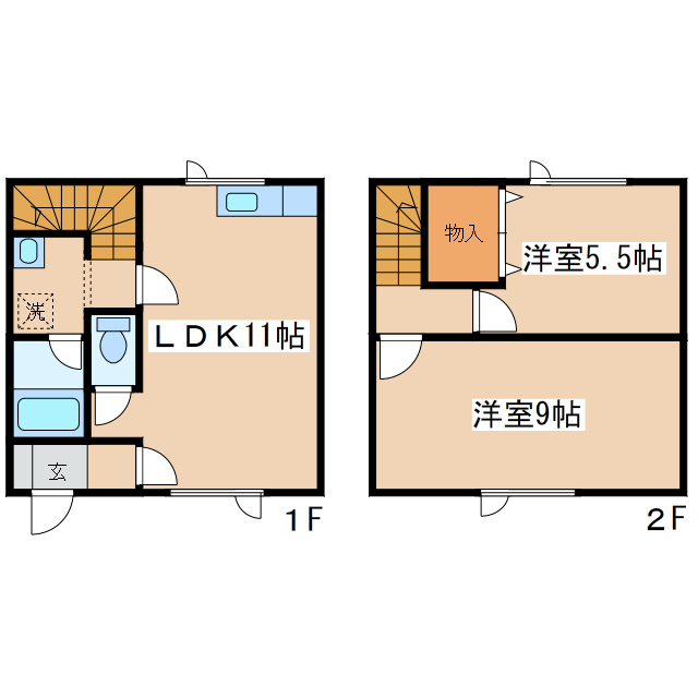みなとマンションの間取り