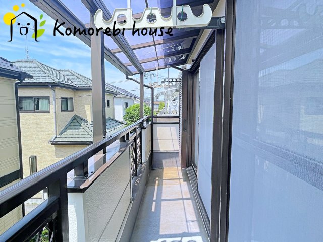 桶川市朝日　中古戸建のバルコニー|開放的で明るい空間を演出してくれるバルコニーです