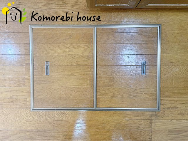 桶川市朝日　中古戸建の内装|床下収納です