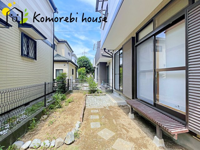 桶川市朝日　中古戸建の庭|簡単な家庭菜園も楽しめるお庭です