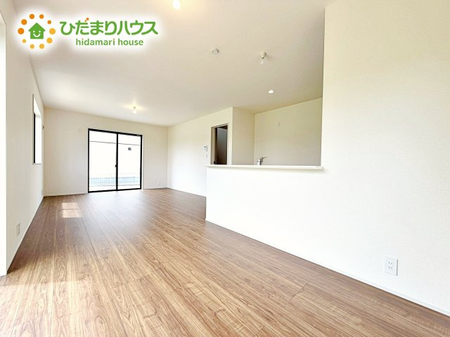 【居間・リビング】 | 那珂市菅谷19期　新築戸建　1号棟 | 大型テレビに大型ソファー(^^)どんなインテリアにするか考えただけでわくわくしますね！