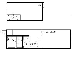 【間取り】 | 月光荘１号館 | 間取りです。
