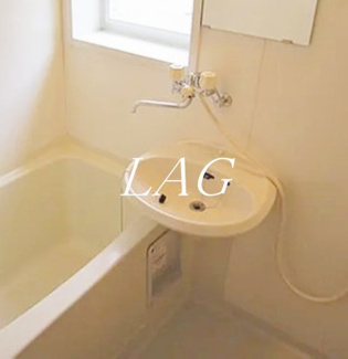 【洗面所】 | 月光荘１号館 | 洗面台です。