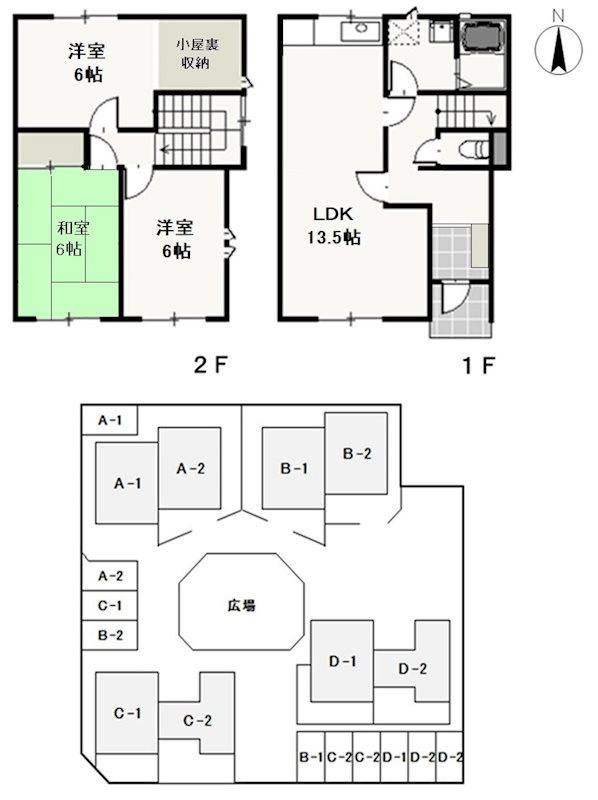 タウングラティア A-の間取り