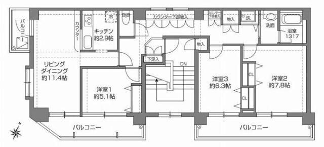 【間取り】