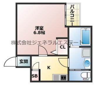 【間取り】 | H-maison門真南Ⅱ