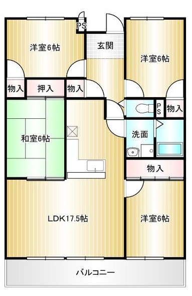 サンシャイン近藤の間取り