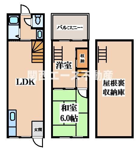 【間取り】 | 鳥居町貸家