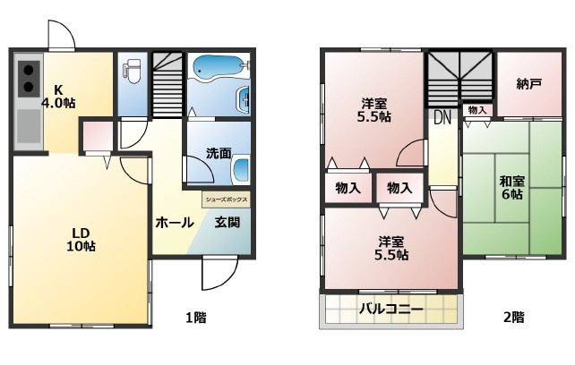 【間取り】 | 桜木6丁目戸建て
