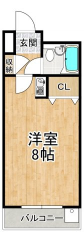 【間取り】 | ハイツホワイトヘロン
