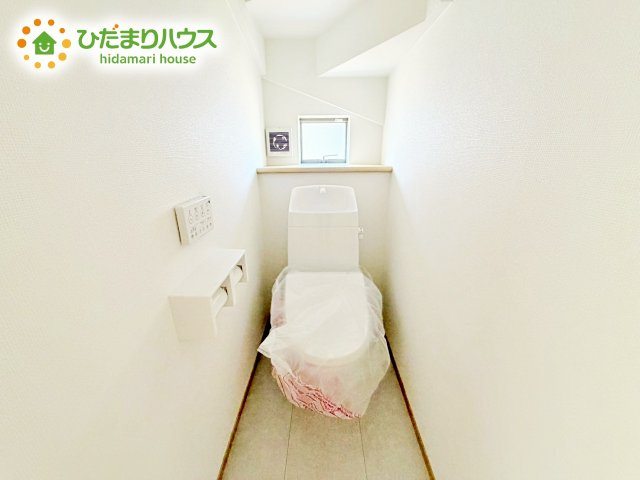 【トイレ】 | ひたちなか市津田2020番　新築戸建　B号棟 | 温水洗浄便座ついてます(^^♪