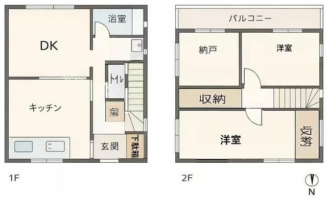 京成大久保テラスハウスの間取り