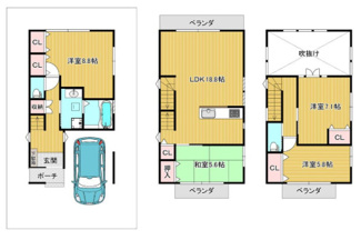 【間取り】 | 埼玉県さいたま市浦和区仲町４丁目