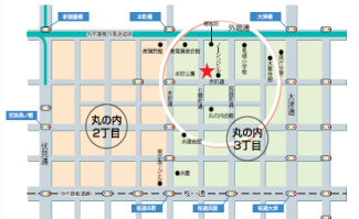 ヤガミビルの地図