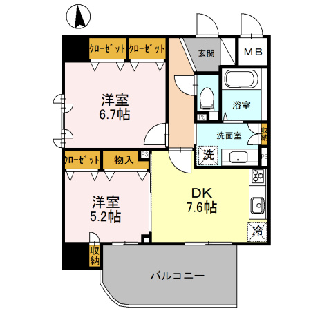 D-room Futabaの間取り|D-room Futaba　間取り