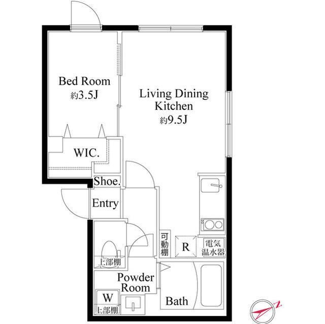 CASA PIAZZA浅草蔵前の間取り