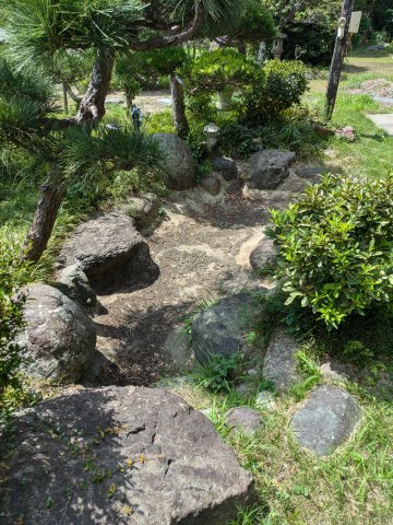 東金市宿　中古戸建の庭