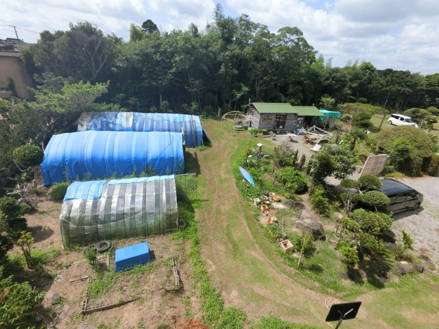 東金市宿　中古戸建の庭