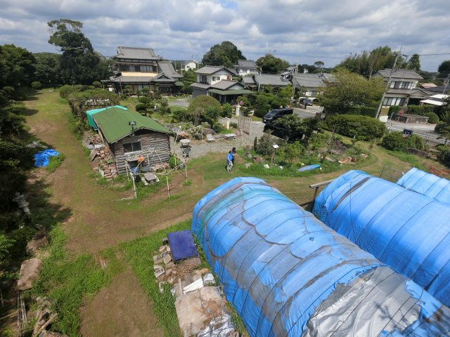 東金市宿　中古戸建の庭