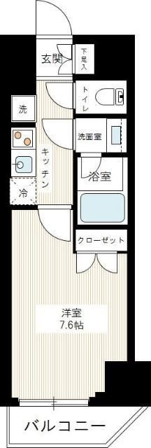 ＡＺＥＳＴ中野新橋の間取り