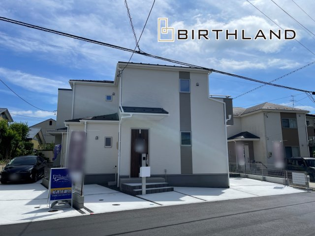 新築戸建・新築建売　福島市方木田上原第2　吉井田小・第一中の外観|〈1号棟〉完成いたしましたのでいつでもご内覧可能です♪お気軽にお問い合わせください！
