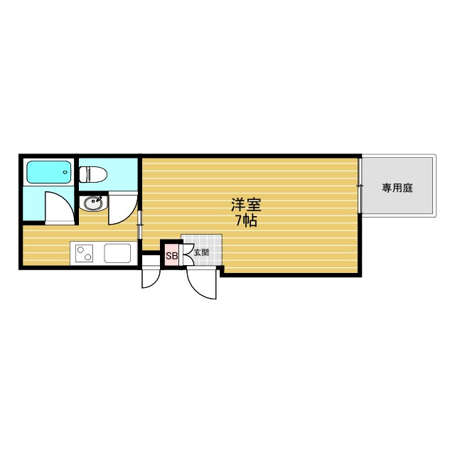 アルモニー下新庄の間取り