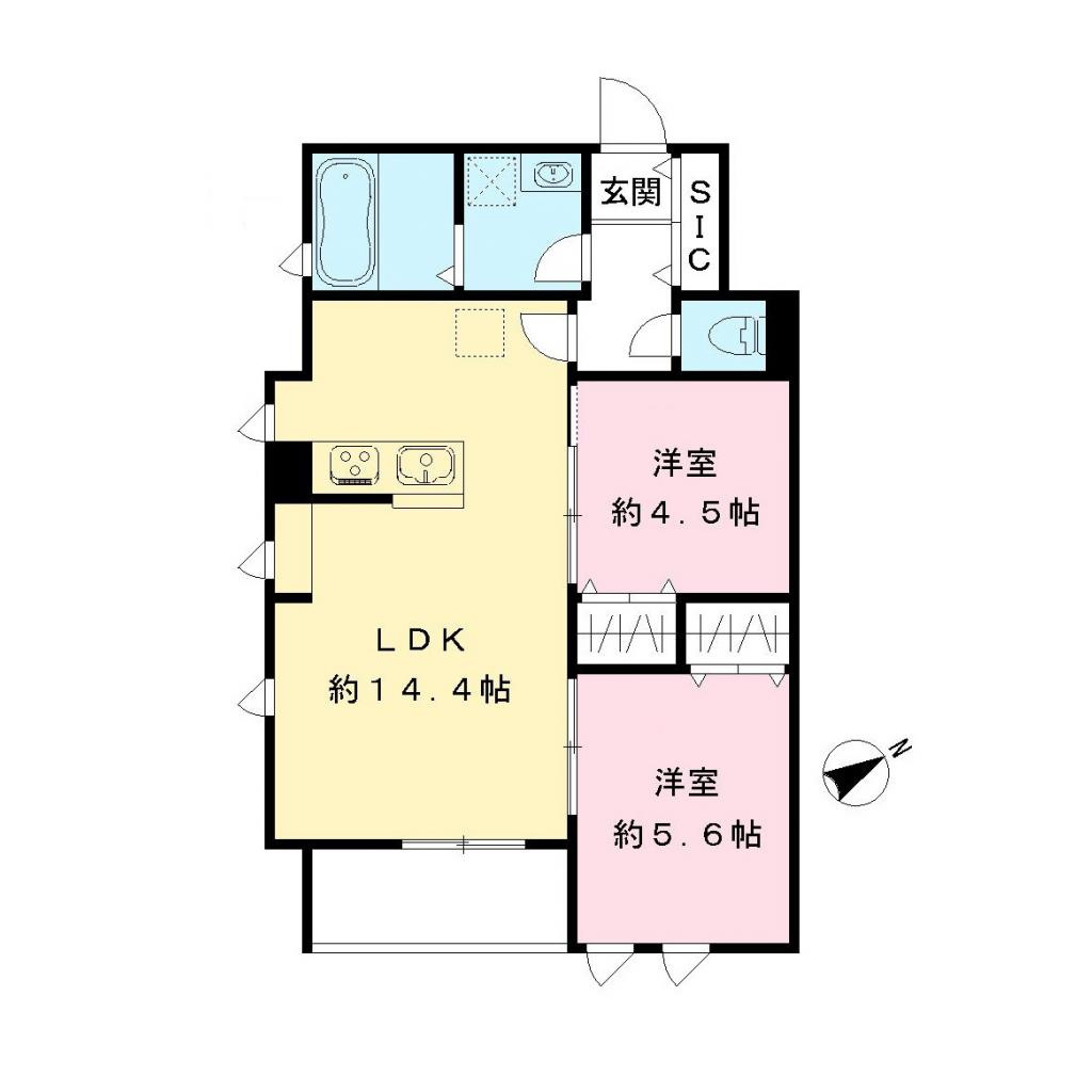 Ｃａｓａ　Ｃｏｍｆｏｒｔ　カーサコンフォートの間取り