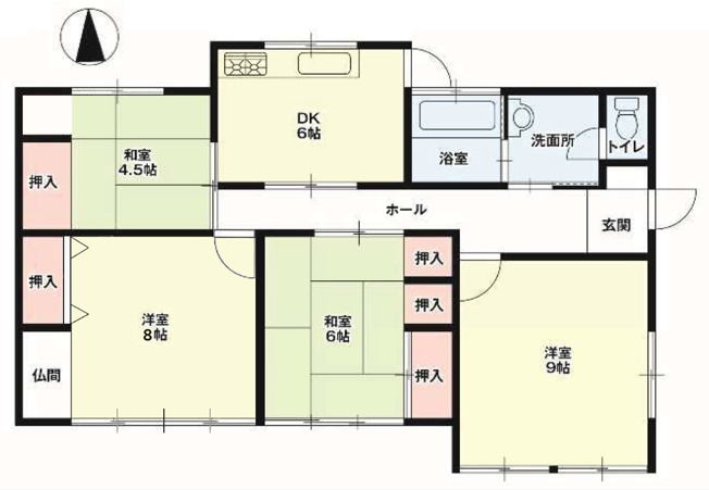 【間取り】 | 中古戸建　KEM福島市蓬莱町1期 | ★内覧予約でブランド米2kg★