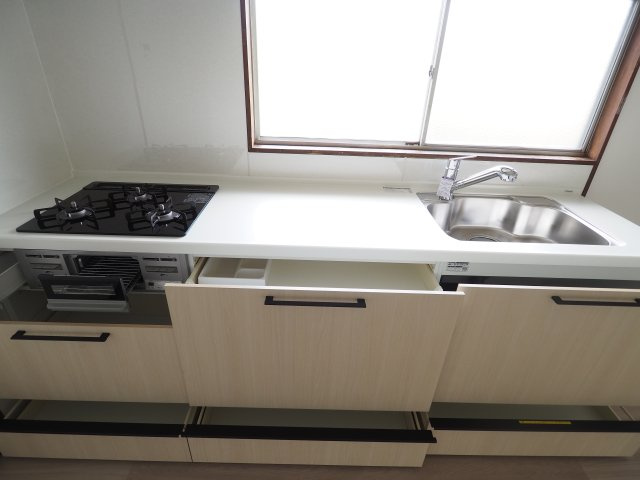 【キッチン】 | 中古戸建　KEM福島市蓬莱町1期 | ★内覧予約でブランド米2kg★