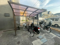 自転車駐輪可能です。