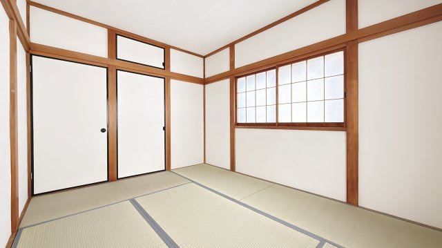 アレンジ自在なお庭がある一戸建て～千葉県野田市山崎～の和室|押入れ収納を備えた畳のお部屋。落ち着いた時間を過ごせます。
