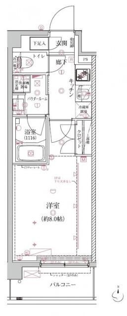 クレイシア森下の間取り