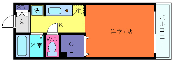 ベルディ灘の間取り